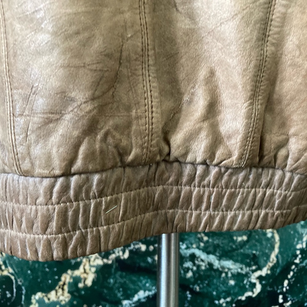 *HP* Hill&Archer, Vintage Bomber Leather Jacket, 44 - Picture 14 of 16